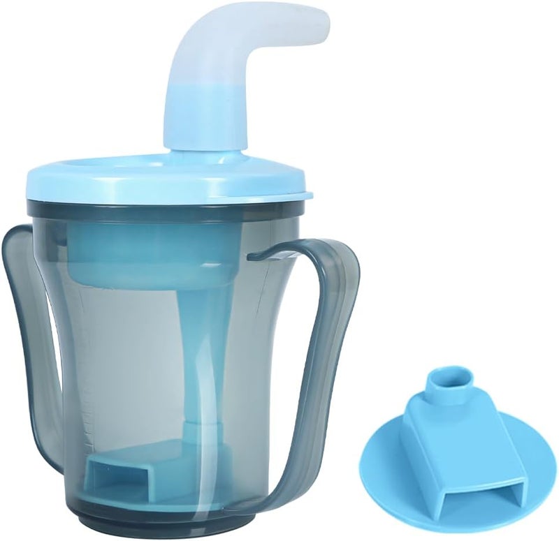 Ehucon Dysphagia Regulating Drinking Cup for Swallowing and Disorders People,Dispenses 5cc or 10cc of Liquid Each Time,Helps to Prevent Choking - Image 1